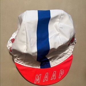 MAAP Women's Cycling Cap - White, Blue, and Pink
